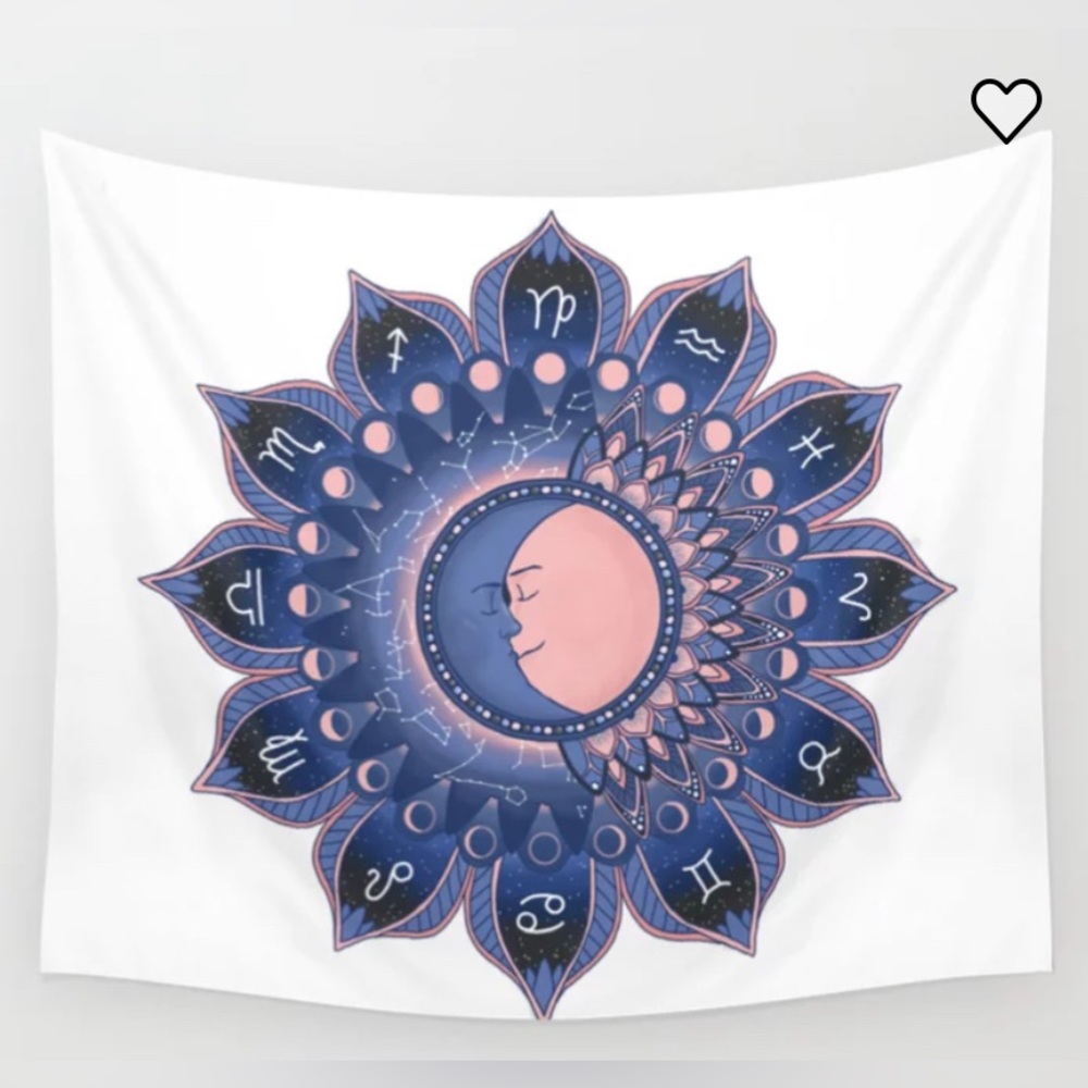 Astrology Signs/Mandala Wall Tapestry from Society6!